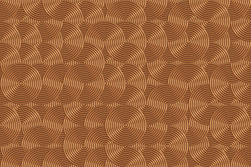 Image of Wide repeating absract metal concentric background printed on Printed Glass Splashbacks