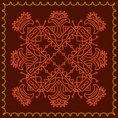 Folk, Tribal Design, Motif, Wall Painting