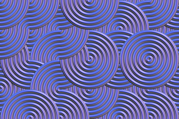 Fototapeta na wymiar Wide repeating absract metal concentric background