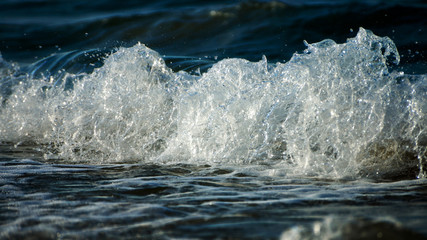Wave on the beach.
