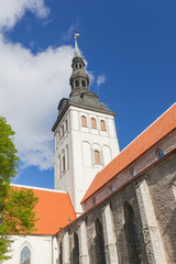 Fototapeta na wymiar St. Nicholas' Church and Museum in Tallinn Old Town,Estonia