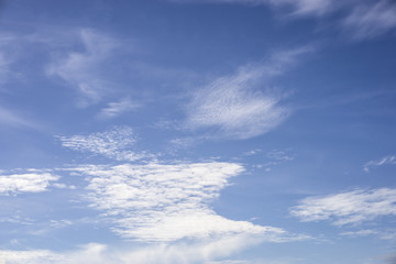 Fototapeta premium Blue sky with clouds