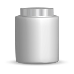 Vector bottle mockup  for drug
