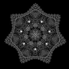 Vector  calligraphical mandala