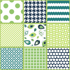 Patchwork repeating vector   background
