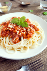 Spaghetti bolognese pasta