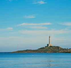Cabo de Palos lighthouse in La Manga. Spain © Alex Tihonov