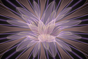 Obraz premium Fractal art background for creative design. Abstract fractal. De