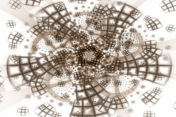 Fractal art background for creative design. Abstract fractal. De