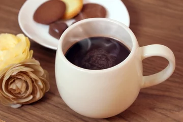 Crédence de cuisine en verre imprimé Chocolat ホットココア