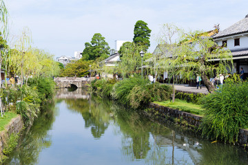 Fototapeta na wymiar Yanagawa canal