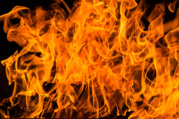 Blaze fire flame background and textured