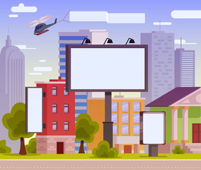  illustration of an advertising billboard