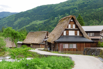 Fototapeta na wymiar world heritage village Gokayama Village