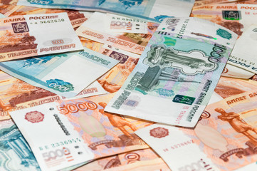 Ruble banknotes