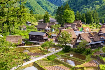 Fototapeten world heritage village Gokayama Village © NorGal