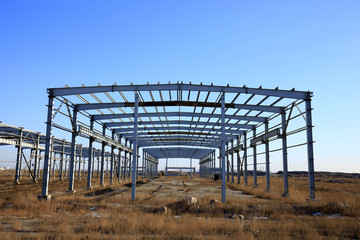 construction of steel structure