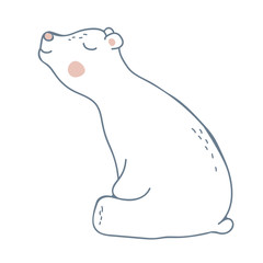 Baby Bear with Pink Cheeks