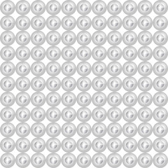 White geometric futuristic texture, seamless background