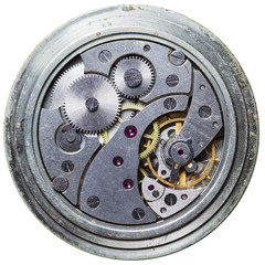 clockwork mechanical watch, high resolution and detail