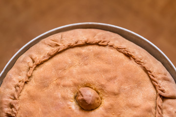 Crispy cake filled with meat and potatoes - belish