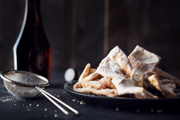 Deep fried pastry ribbons