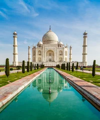 Papier Peint photo Monument historique Taj Mahal, Inde