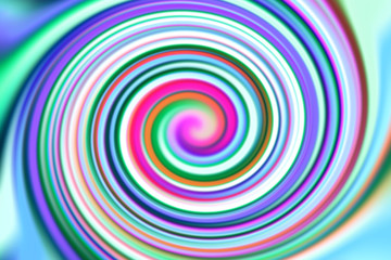 spiral rainbow