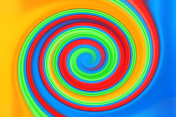 spiral rainbow