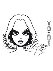 Kiffen joint girl marihuana stoned