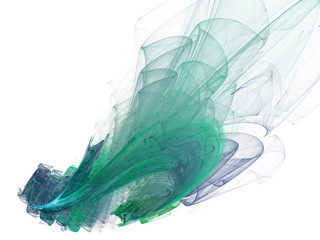 Fractal rose.Digital collage.