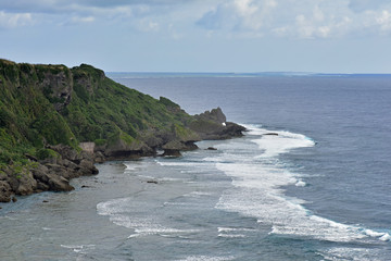 Fototapeta na wymiar 2月の沖縄の海