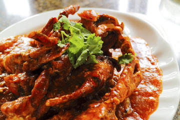 チリクラブ　Chilli crab