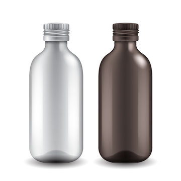 Set of realistic bottles : Vector Illustration