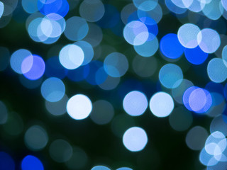 blue bokeh