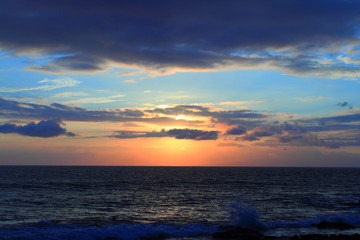 sunset on maui