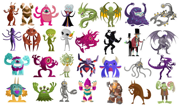 evil monsters creatures