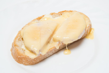 Ugly grilled ham and swiss cheese sandwich