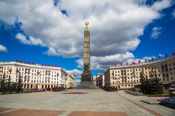 Victory Square, Minsk, Belarus,
