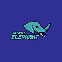 Elephant Sports Mascot Sign