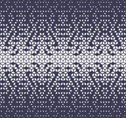 Abstract geometric purple graphic minimal halftone pattern