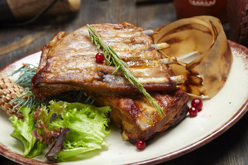 grilled ribs