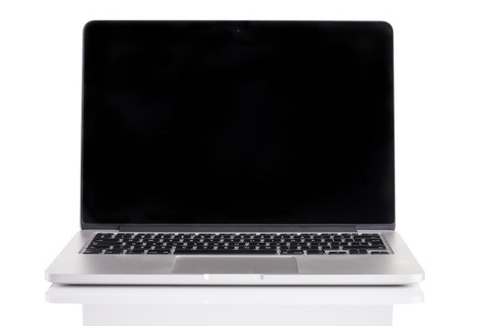 Laptop on a white background isolated