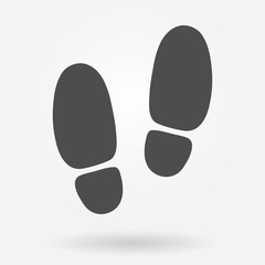 Shoe print icon