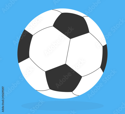 "Soccer ball icon" Stock image and royalty-free vector files on Fotolia.com - Pic 136291287