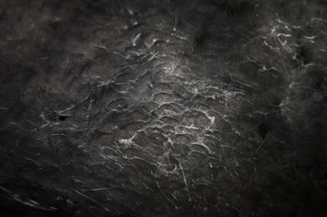 Black metal background, texture of steel. Abstract grunge surface
