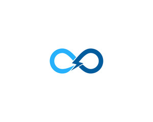 Infinity Power Energy Logo Design Element