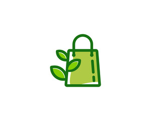 Natural Shop And Shopping Logo Design Element