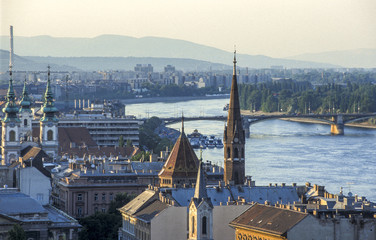 Budapest, city view, Danube, Hungary