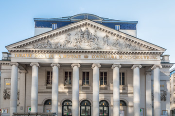 Stocks exchange building in Brussels Bourse